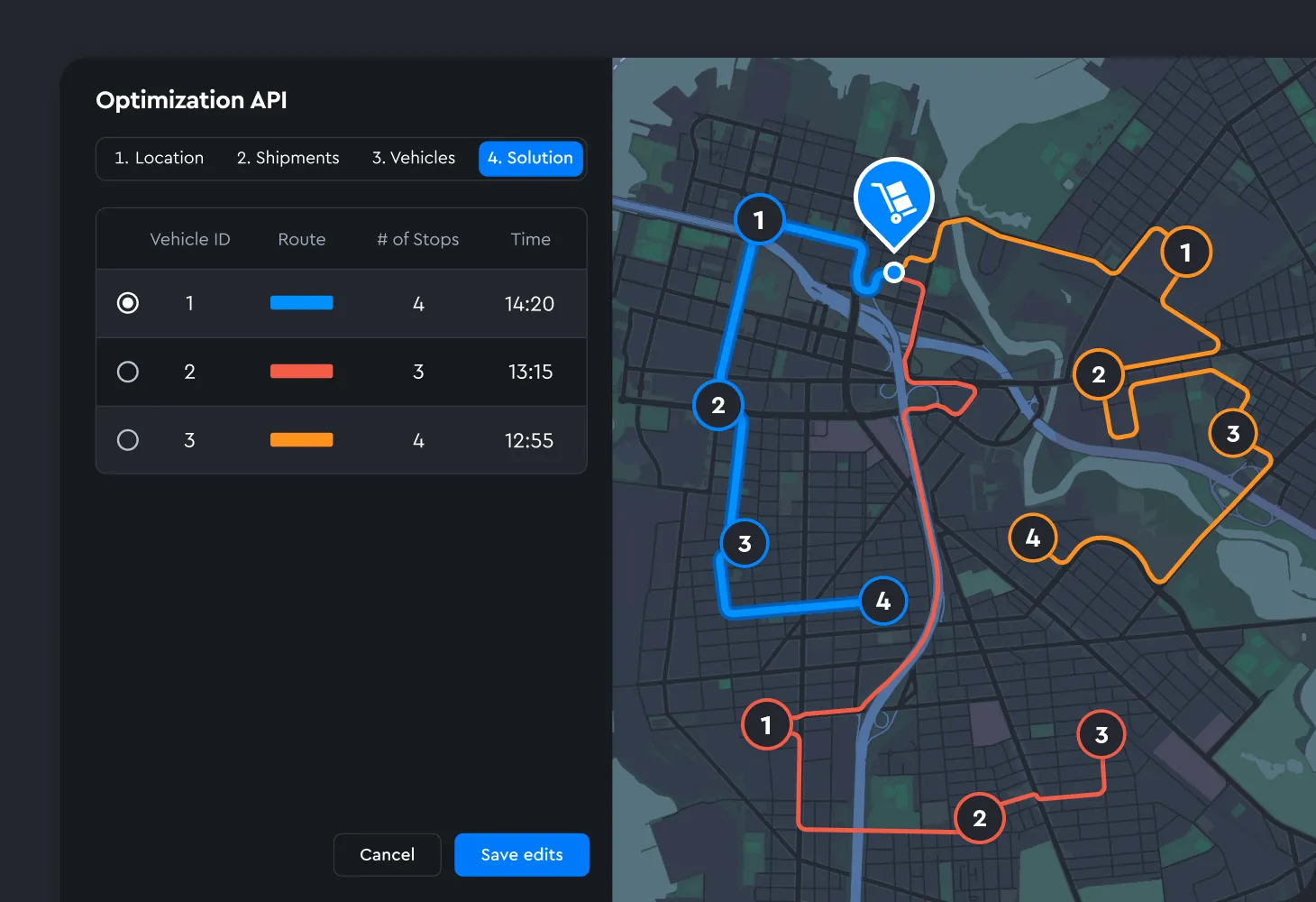 Optimización de rutas de distribución